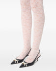 Valentino Garavani Valentino Garavani Bepointy 45mm Patent Leather and Kid Slingback Pumps