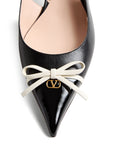 Valentino Garavani Valentino Garavani Bepointy 45mm Patent Leather and Kid Slingback Pumps