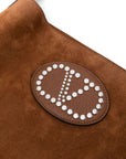 Valentino Garavani Valentino Garavani Nellcôte Suede Shoulder Bag With Fringes