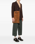Valentino Garavani Valentino Garavani Nellcôte Suede Shoulder Bag With Fringes