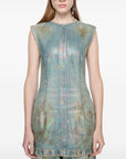 Acne Studios Acne Studios coated denim dress