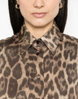 Stella McCartney Stella McCartney Leopard Oversized Shirt