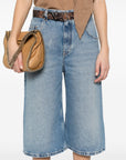 Stella McCartney Stella McCartney cotton denim bermuda shorts