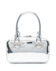 Self-Portrait Self-Portrait mini leather tote bag