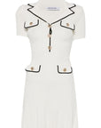 Self-Portrait Self-Portrait ribbed-knit mini dress