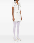 Self-Portrait Self-Portrait ribbed-knit mini dress
