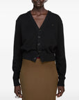 Acne Acne cardigan with appliqué