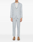 Brunello Cucinelli Brunello Cucinelli single-breasted linen suit