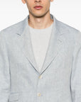 Brunello Cucinelli Brunello Cucinelli single-breasted linen suit