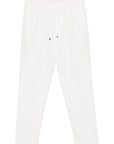 Brunello Cucinelli Brunello Cucinelli linen blend drawstring trousers