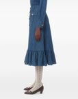 Valentino Valentino Denim Midi Skirt