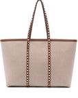 Valentino Garavani Valentino Garavani Rockstud canvas medium tote bag