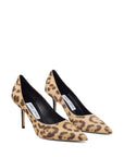 Jimmy Choo Jimmy Choo Love 85 Leopard Print Pony Pumps