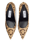 Jimmy Choo Jimmy Choo Love 85 Leopard Print Pony Pumps