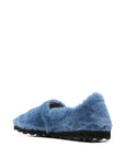 Marni Marni Blue Faux Fur Slip-On Loafers
