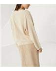 Brunello Cucinelli Brunello Cucinelli cotton english rib sweater with shiny detail