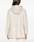 Fay Fay Linen and cotton blend parka coat