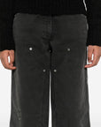 Golden Goose Golden Goose jeans with distressed effect and front patches