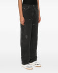 Golden Goose Golden Goose jeans with distressed effect and front patches