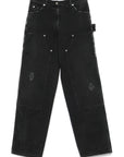 Golden Goose Golden Goose jeans with distressed effect and front patches