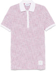 Thom Browne Thom Browne Appliquéd striped cotton-blend tweed mini dress