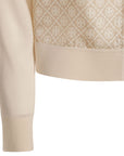 Tory Burch Tory Burch T-monogram silk cardigan