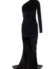 Balenciaga Balenciaga Long asymmetrical one-shoulder dress