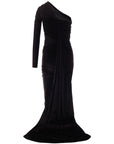 Balenciaga Balenciaga Long asymmetrical one-shoulder dress