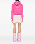 Balenciaga Balenciaga Rhinestone-logo zipped hoodie