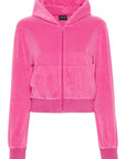 Balenciaga Balenciaga Rhinestone-logo zipped hoodie