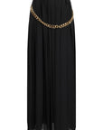 Balenciaga Balenciaga Chain-detail pleated skirt