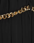 Balenciaga Balenciaga Chain-detail pleated skirt