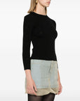 Balenciaga Balenciaga BB-pattern open-knit jumper