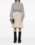 Alexander McQueen Alexander McQueen Crop sweatshirt with logo