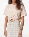 Versace Versace 1978 Re-Edition Logo Safety Pin Short T-Shirt