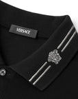 Versace Versace Medusa embroidered polo