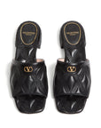 Valentino Garavani Valentino Garavani Quiltie 67 Slide Sandal in 60mm Quilted Nappa Leather
