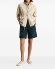 Woolrich Woolrich Garment-Dyed Pure Cotton Overshirt beige