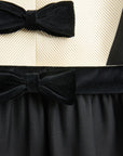 Valentino Valentino crepe couture short dress with bows