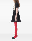Valentino Valentino crepe couture short dress with bows