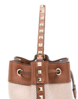 Valentino Garavani Valentino Garavani Rockstud canvas bucket bag