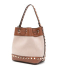 Valentino Garavani Valentino Garavani Rockstud canvas bucket bag