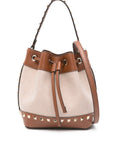 Valentino Garavani Valentino Garavani Rockstud canvas bucket bag