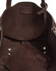 Valentino Garavani Valentino Garavani Medium Nellcôte Suede Shopping Bag
