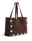 Valentino Garavani Valentino Garavani Medium Nellcôte Suede Shopping Bag