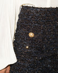 Balmain Balmain high-rise tweed miniskirt