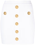 Balmain Balmain ribbed-knit miniskirt