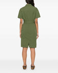 Woolrich Woolrich belted waist shirt dress