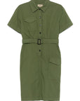 Woolrich Woolrich belted waist shirt dress