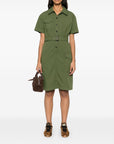 Woolrich Woolrich belted waist shirt dress